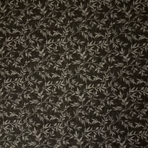Painterly Vine Leaf Black Cotton Fabric by Keepsake Calico - 1/2 Yard - Blender